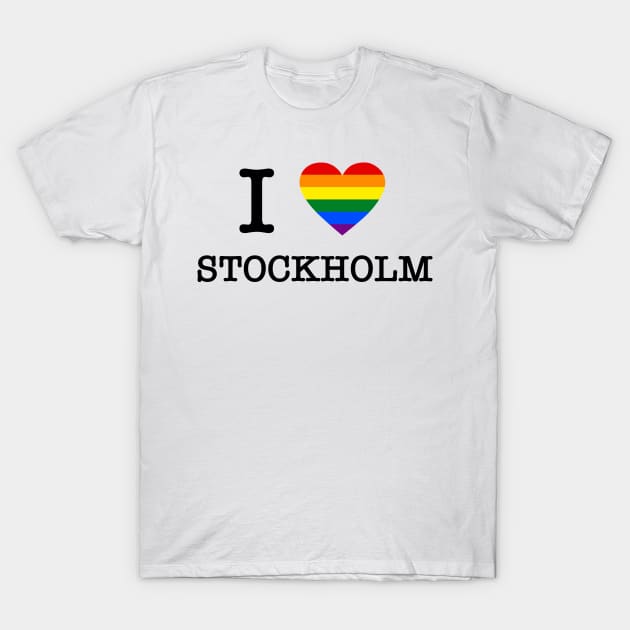 I PRIDE STOCKHOLM T-Shirt by bossehq